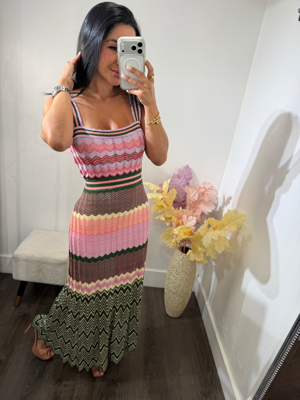 Maxi dress maca
