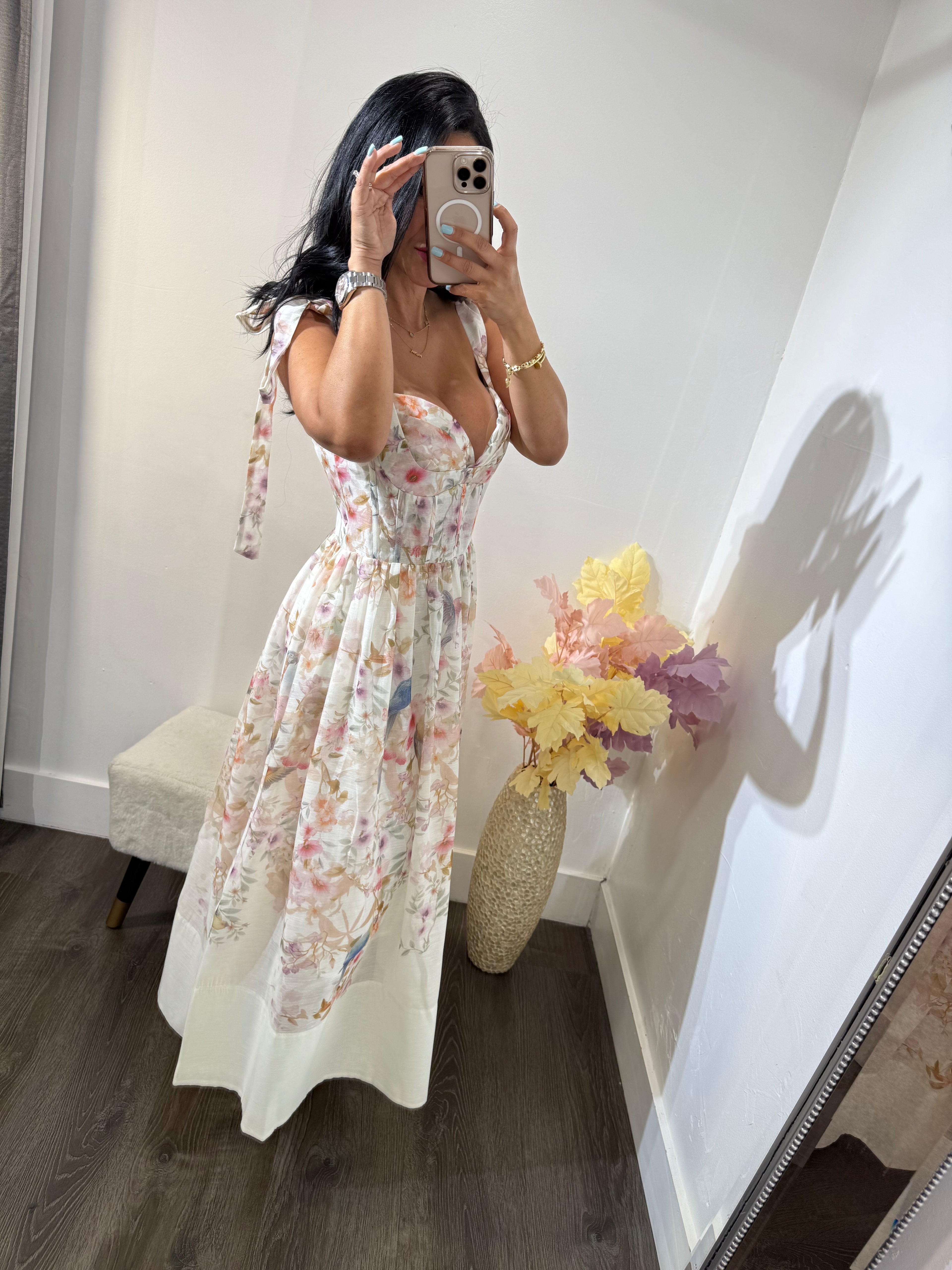 Maxi dress flower Ana