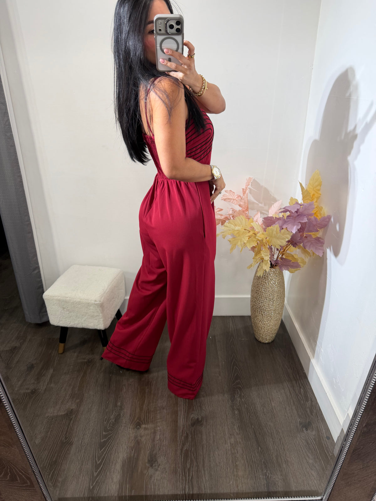 Jumpsuit Eugenia wine