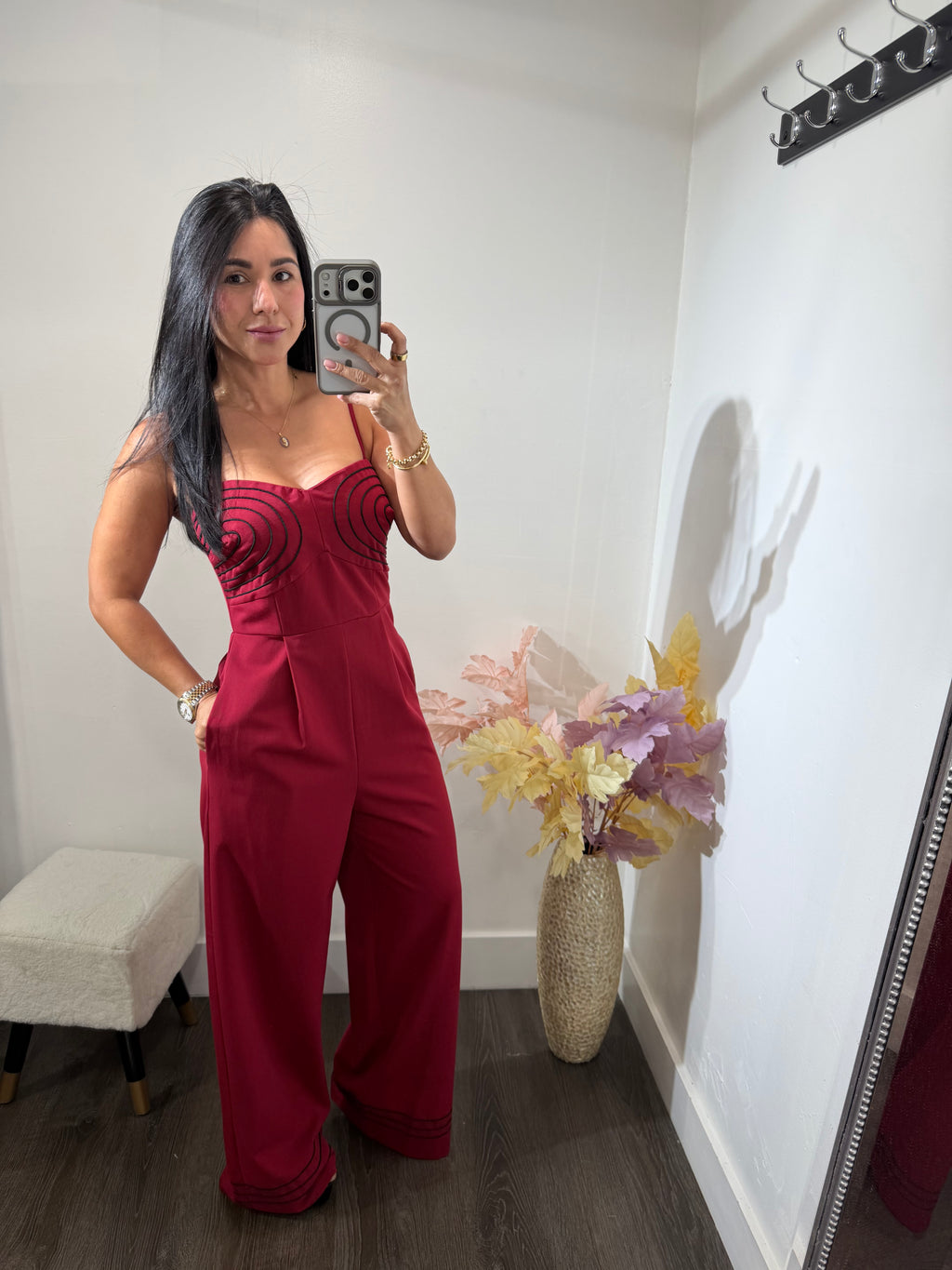 Jumpsuit Eugenia wine