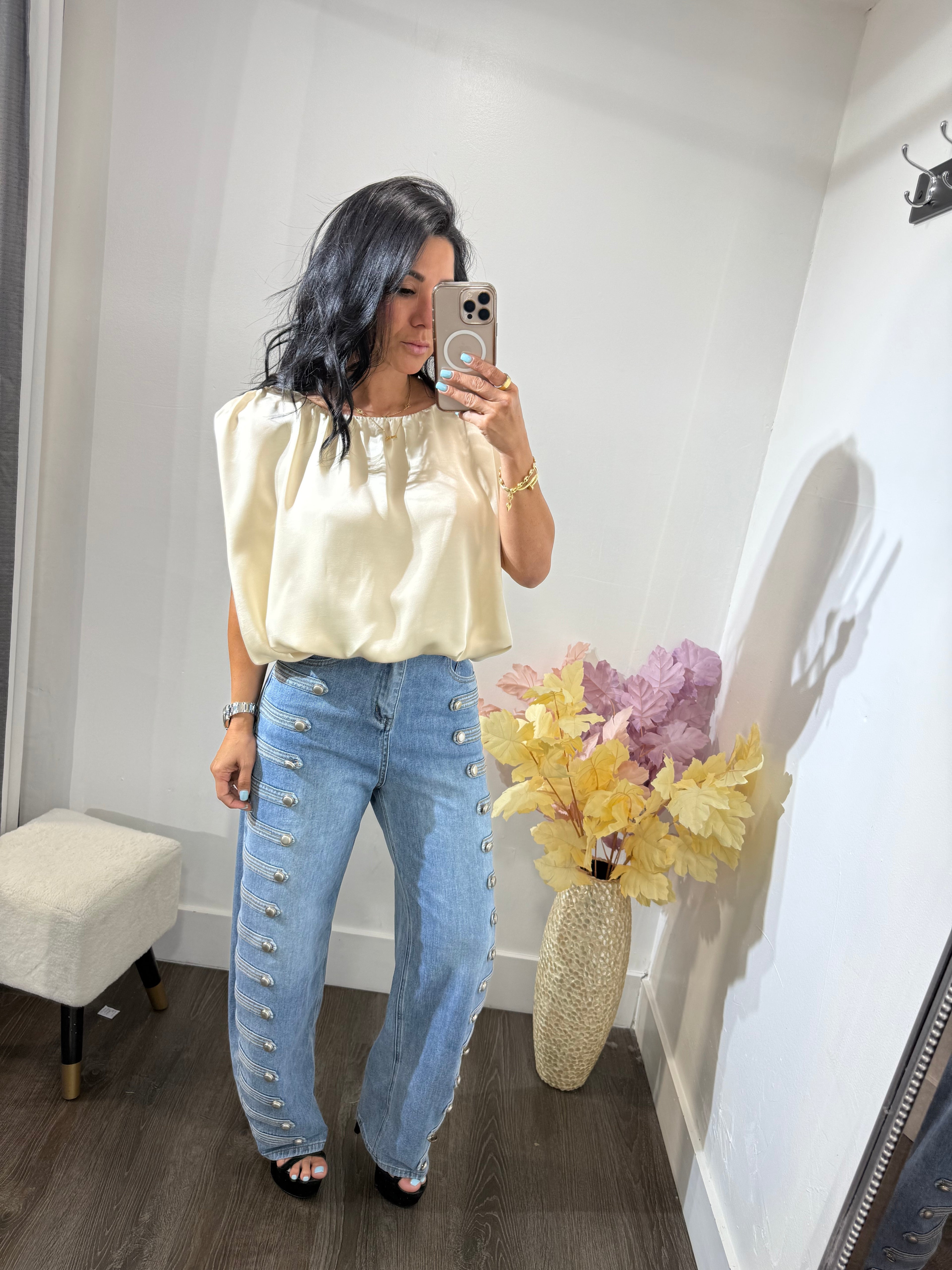 Top satin Lorena