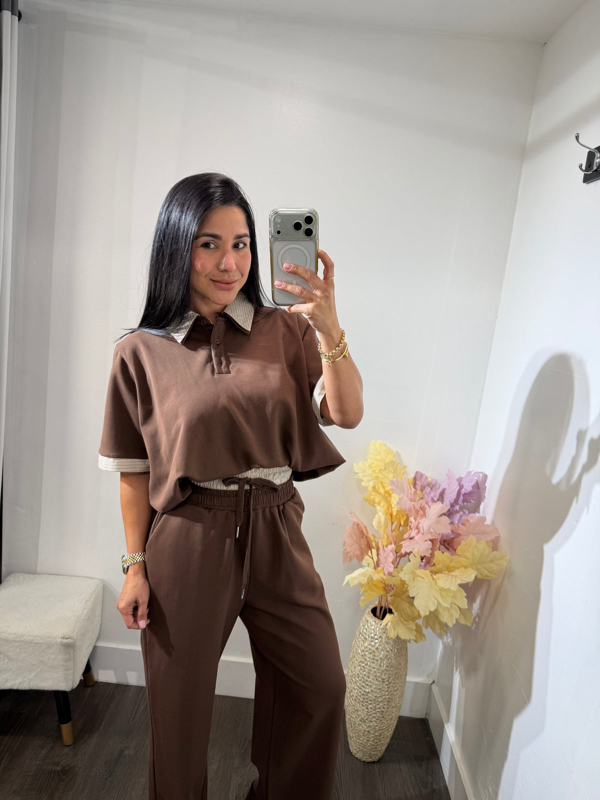 Set Olivia brown