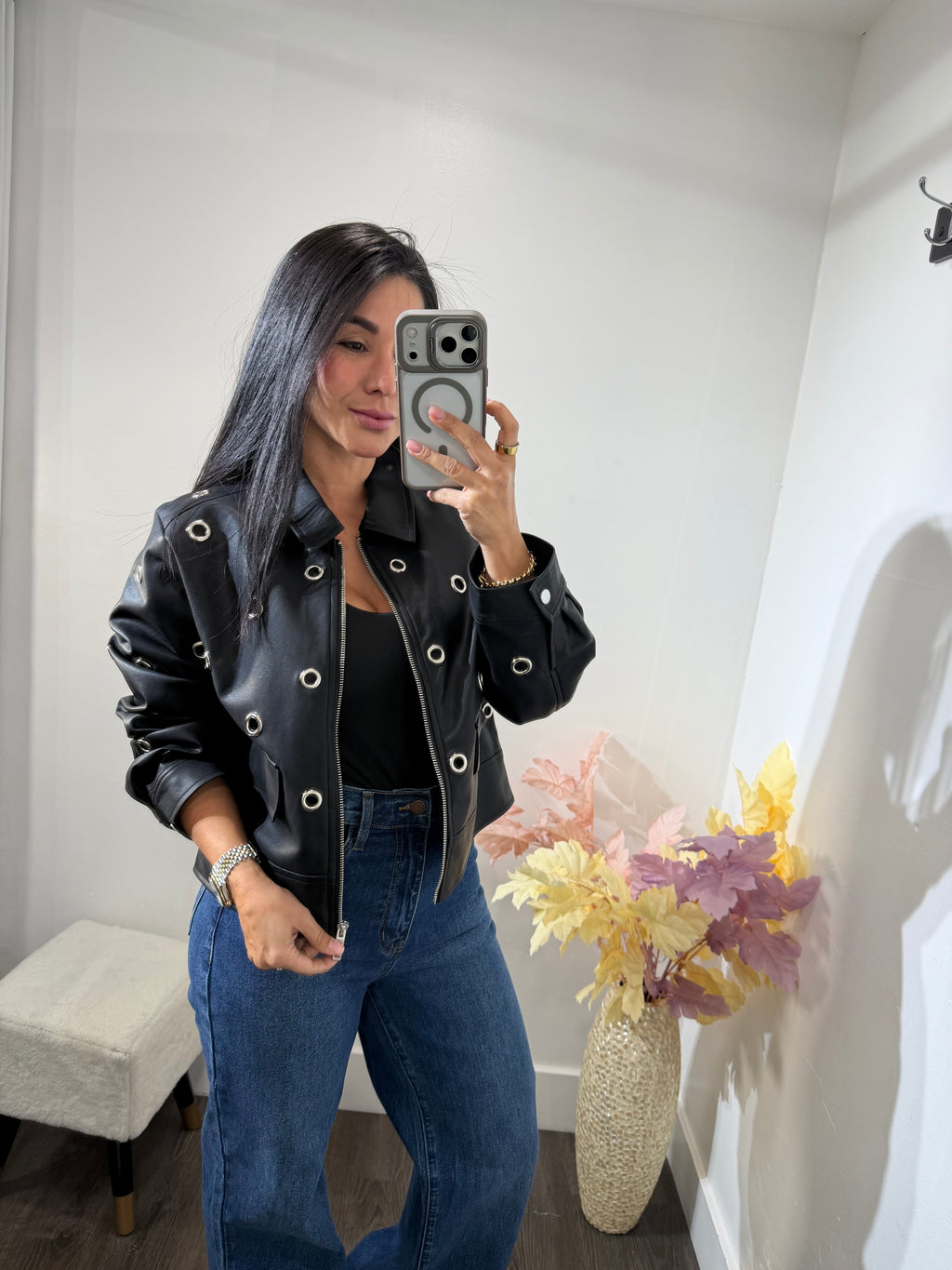 Jacket leather Oly