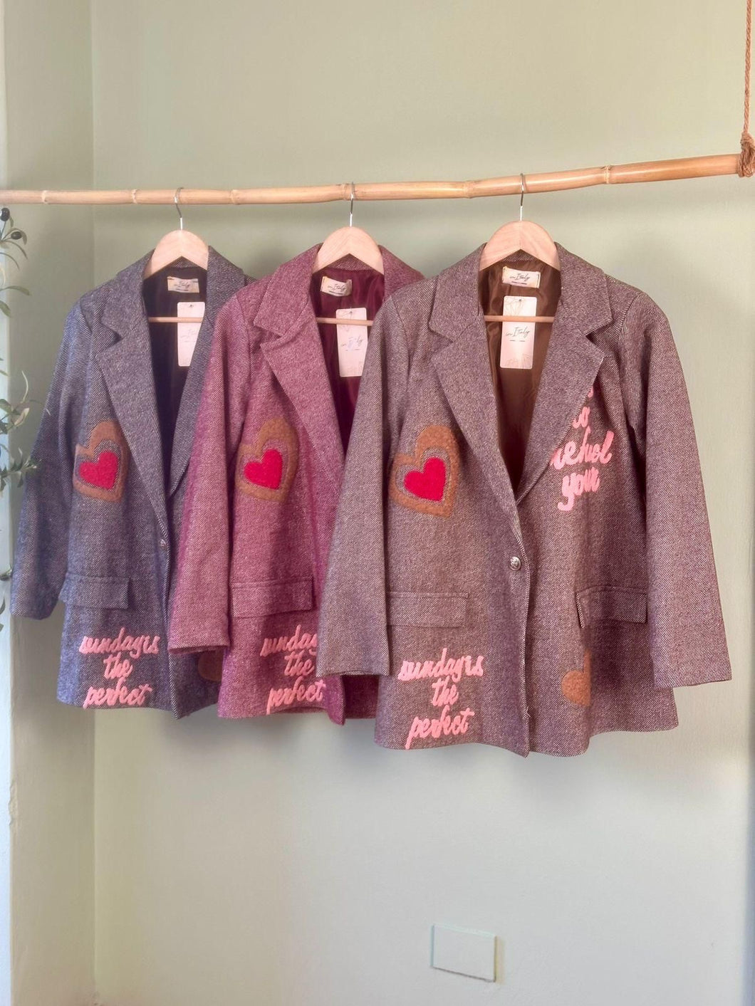 Jacket blazer Love
