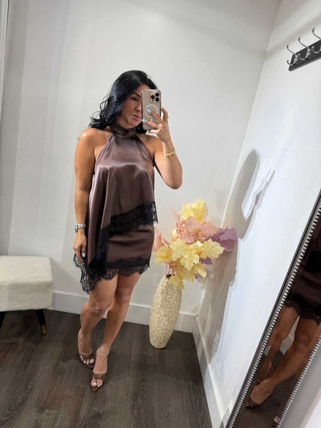 Set satin lace cris