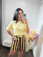 Short Luciana brown