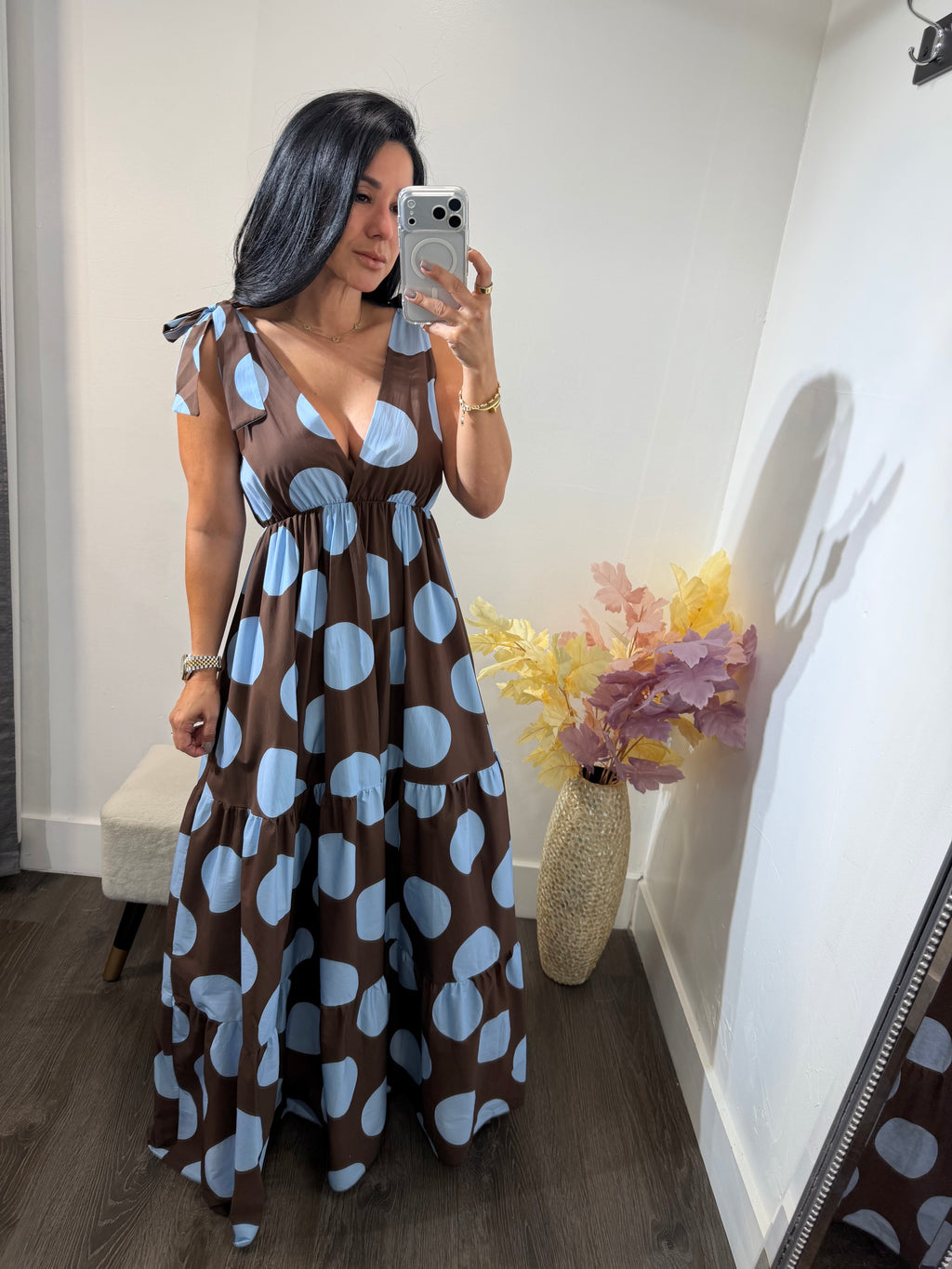 Maxi dress dots
