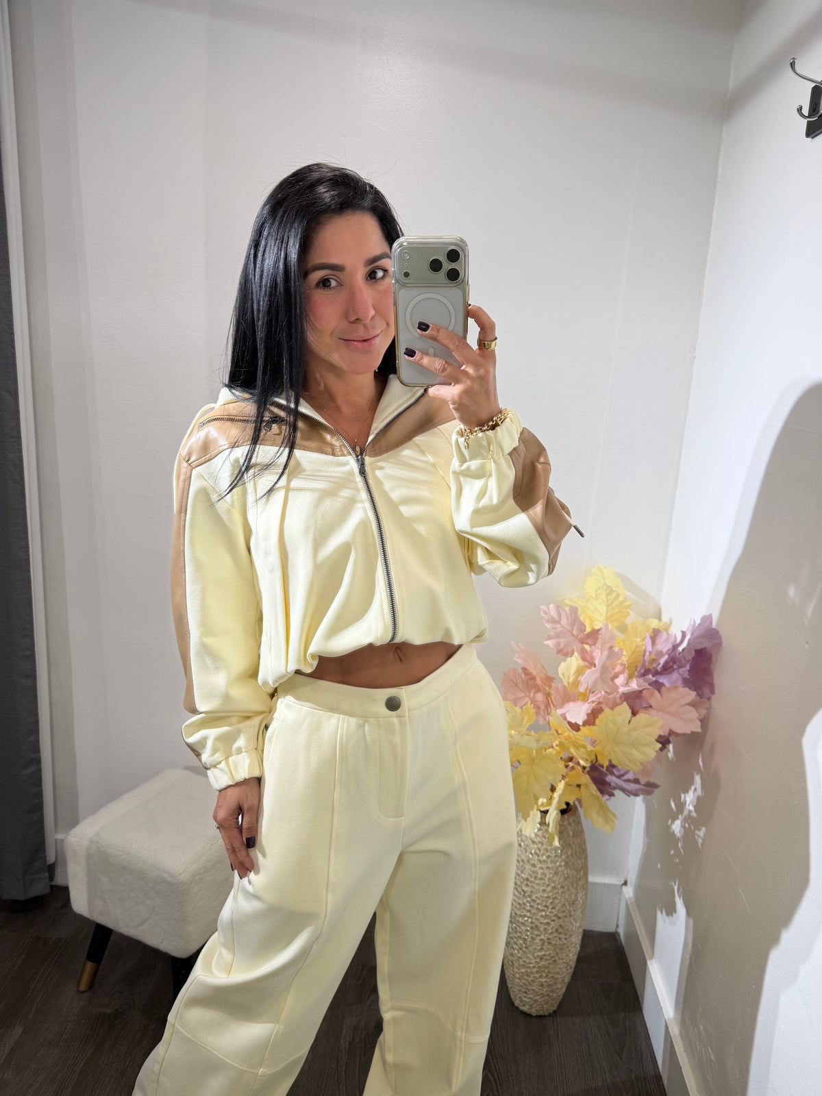 Set comfy leather