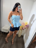Top raquel Blue