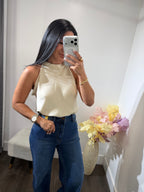 Top satin Sabrina