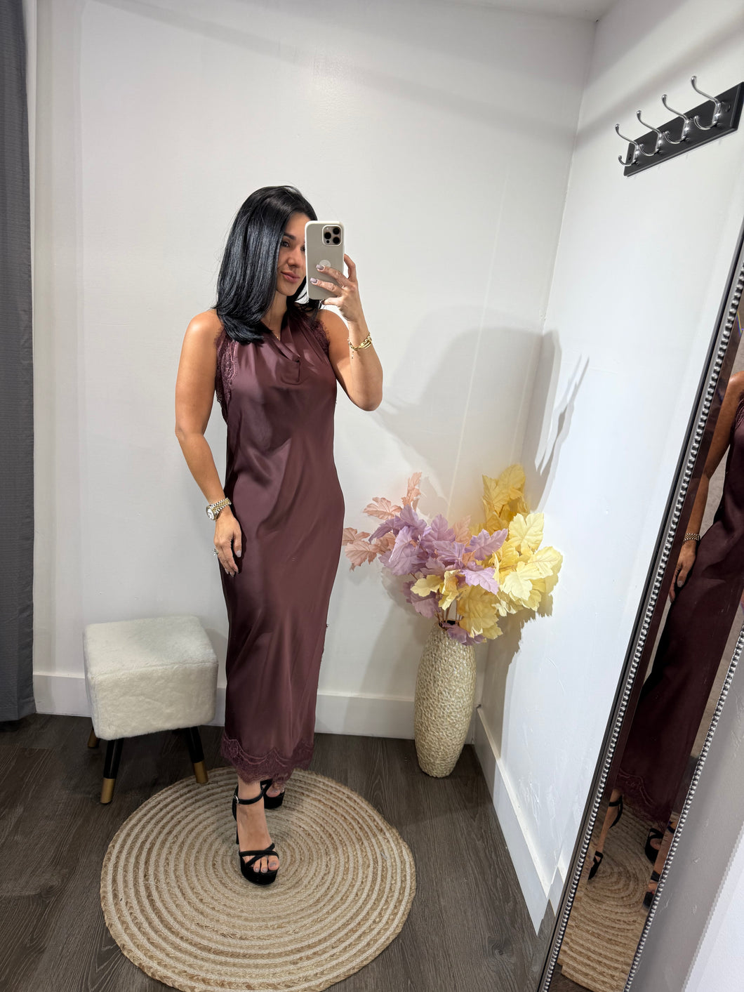Maxi dress Satin Emi