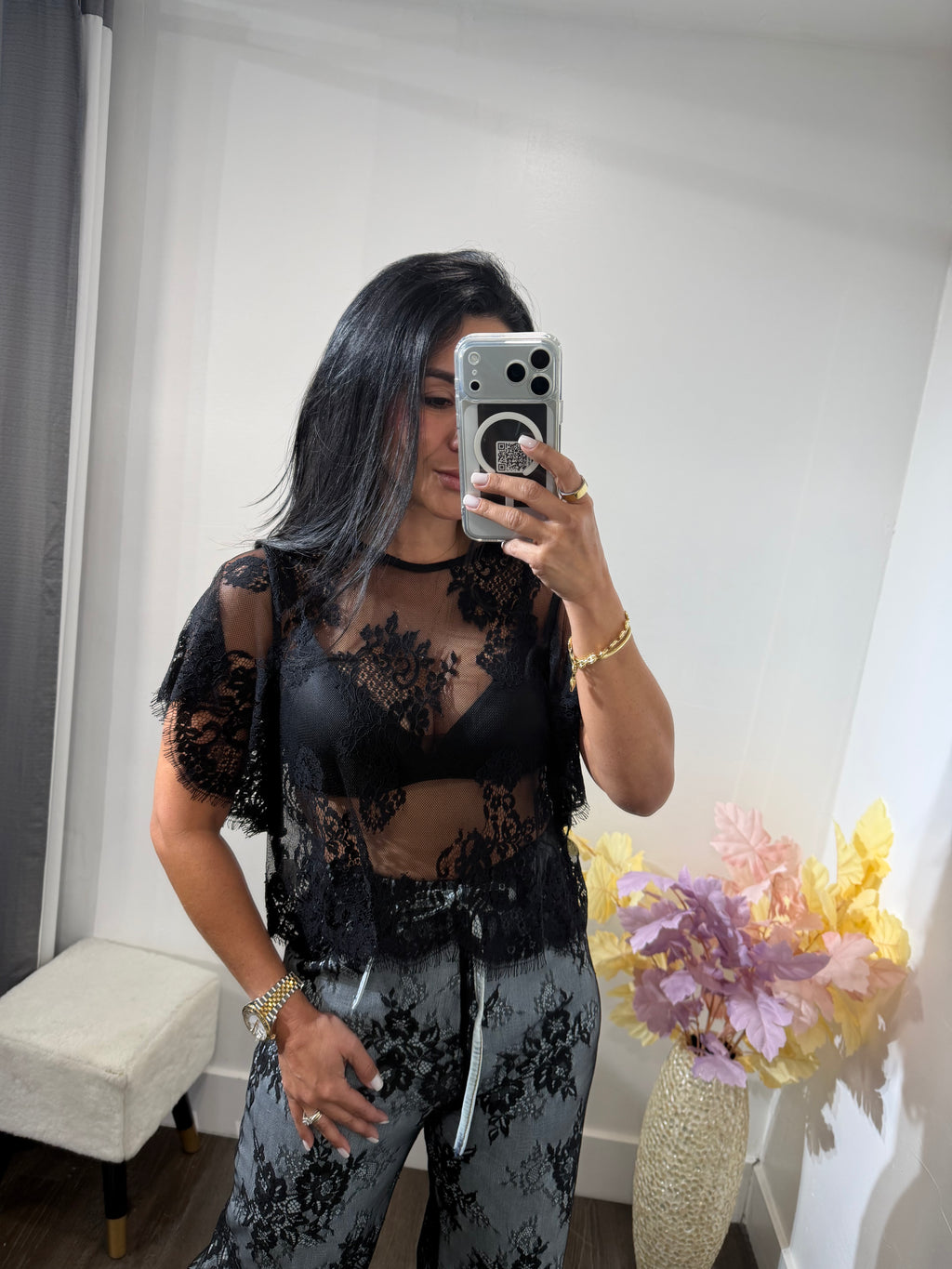 Top lace Juliana black