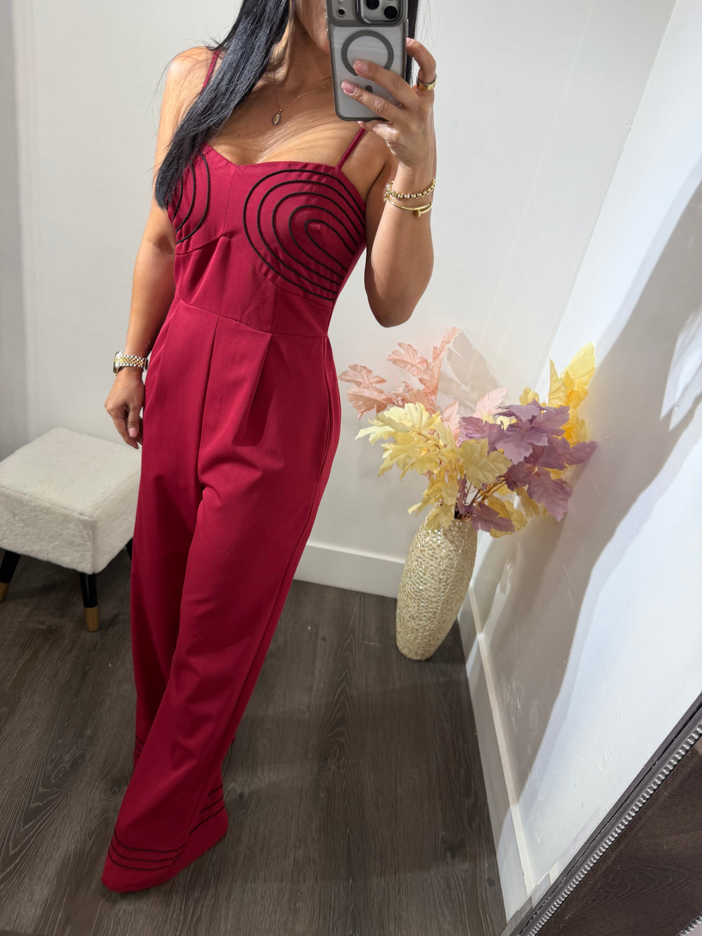 Jumpsuit Eugenia wine