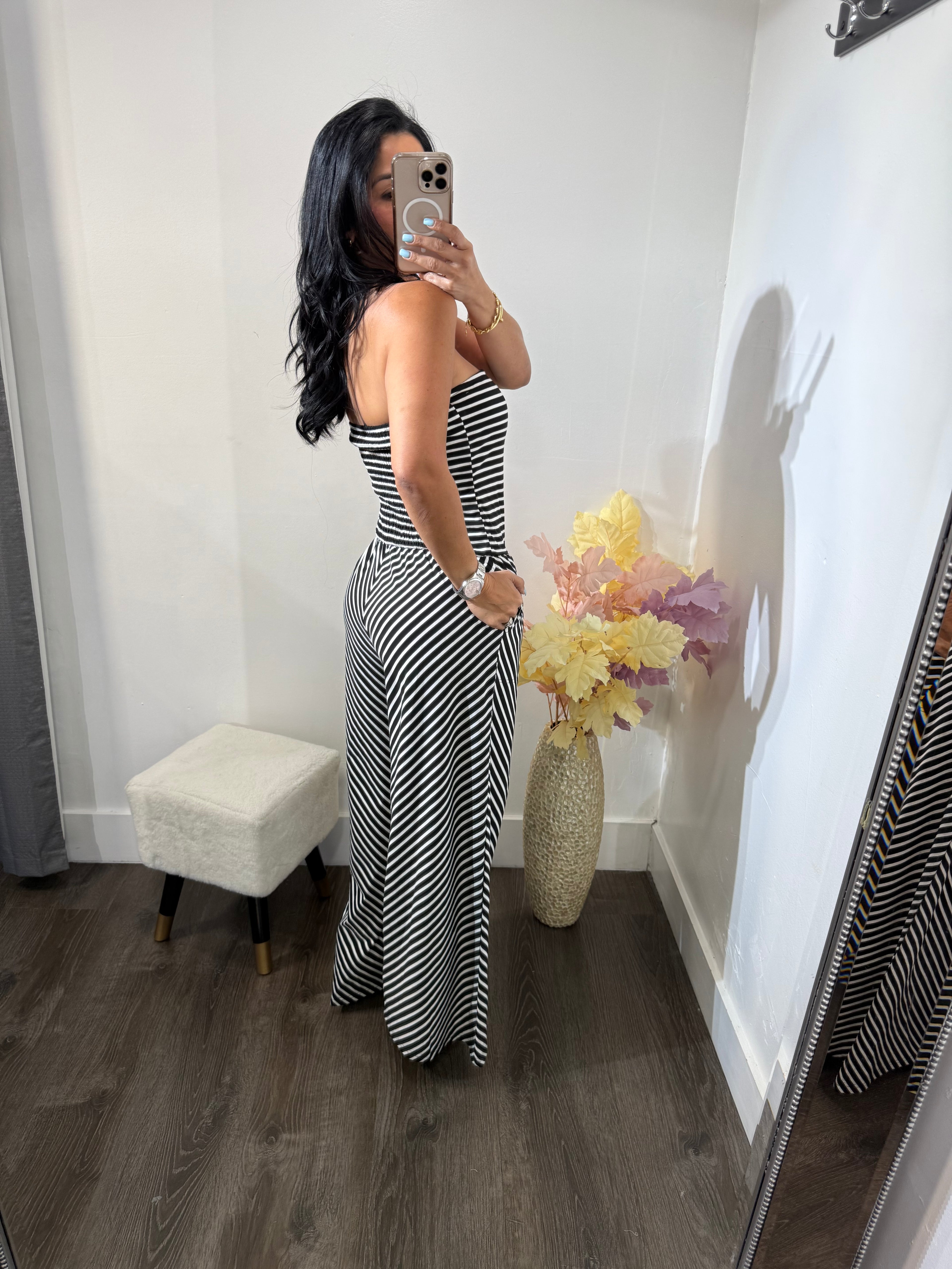 Jumpsuit stripped Eva
