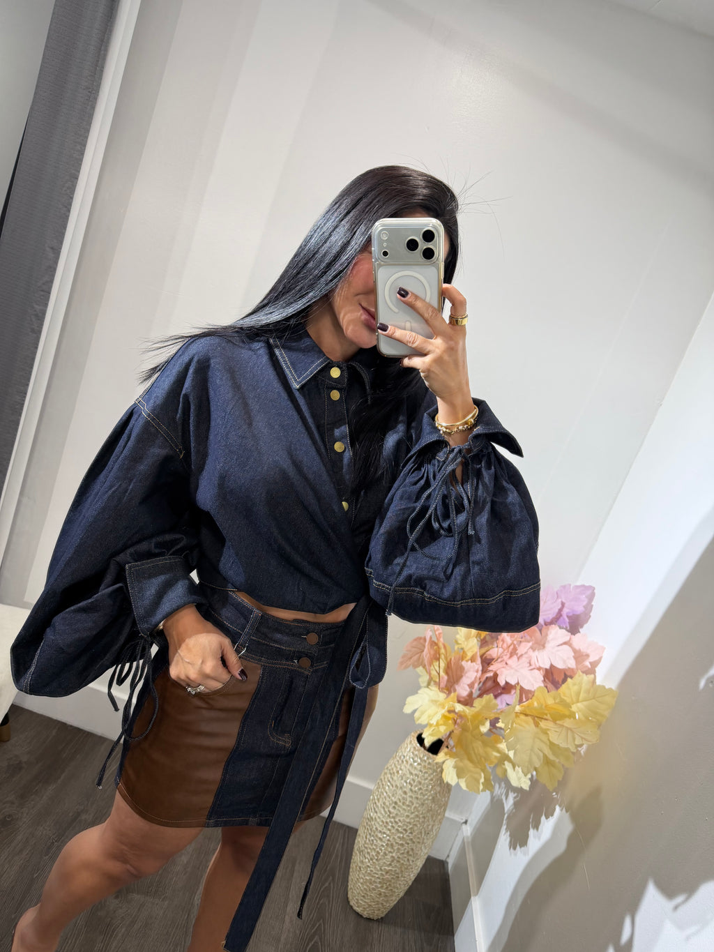 Top denim Zuny