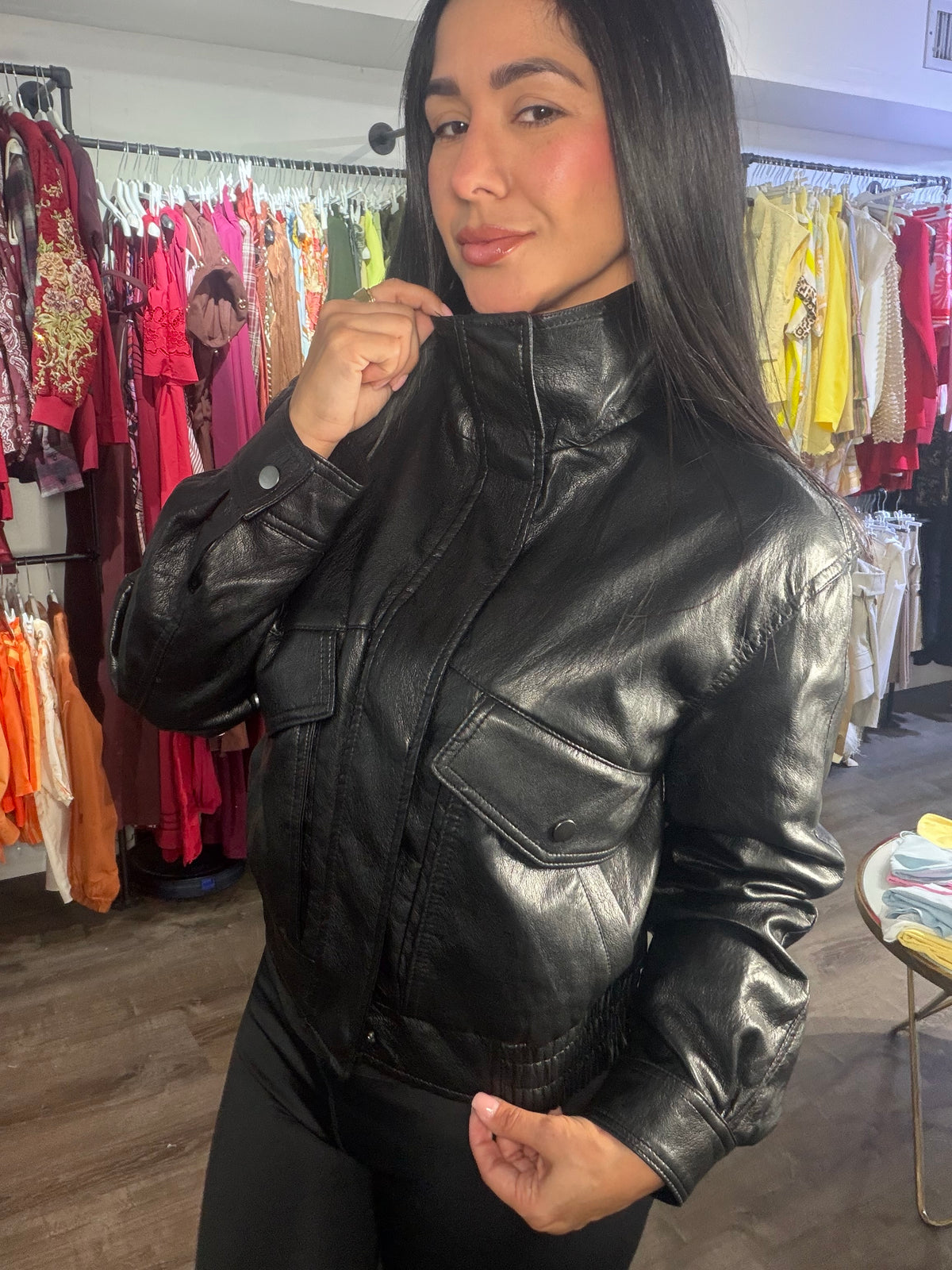 Jacket leather Farah