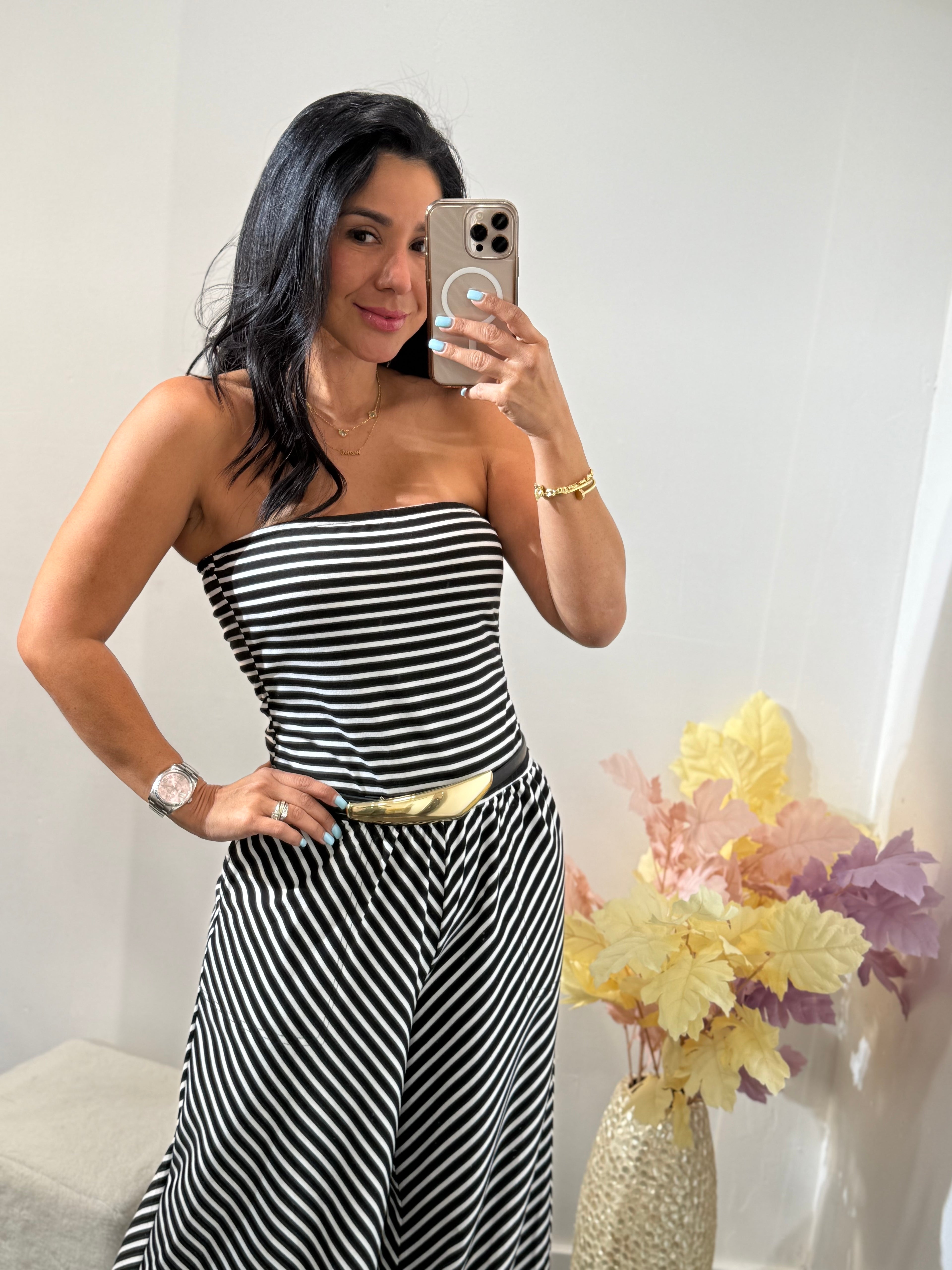 Jumpsuit stripped Eva
