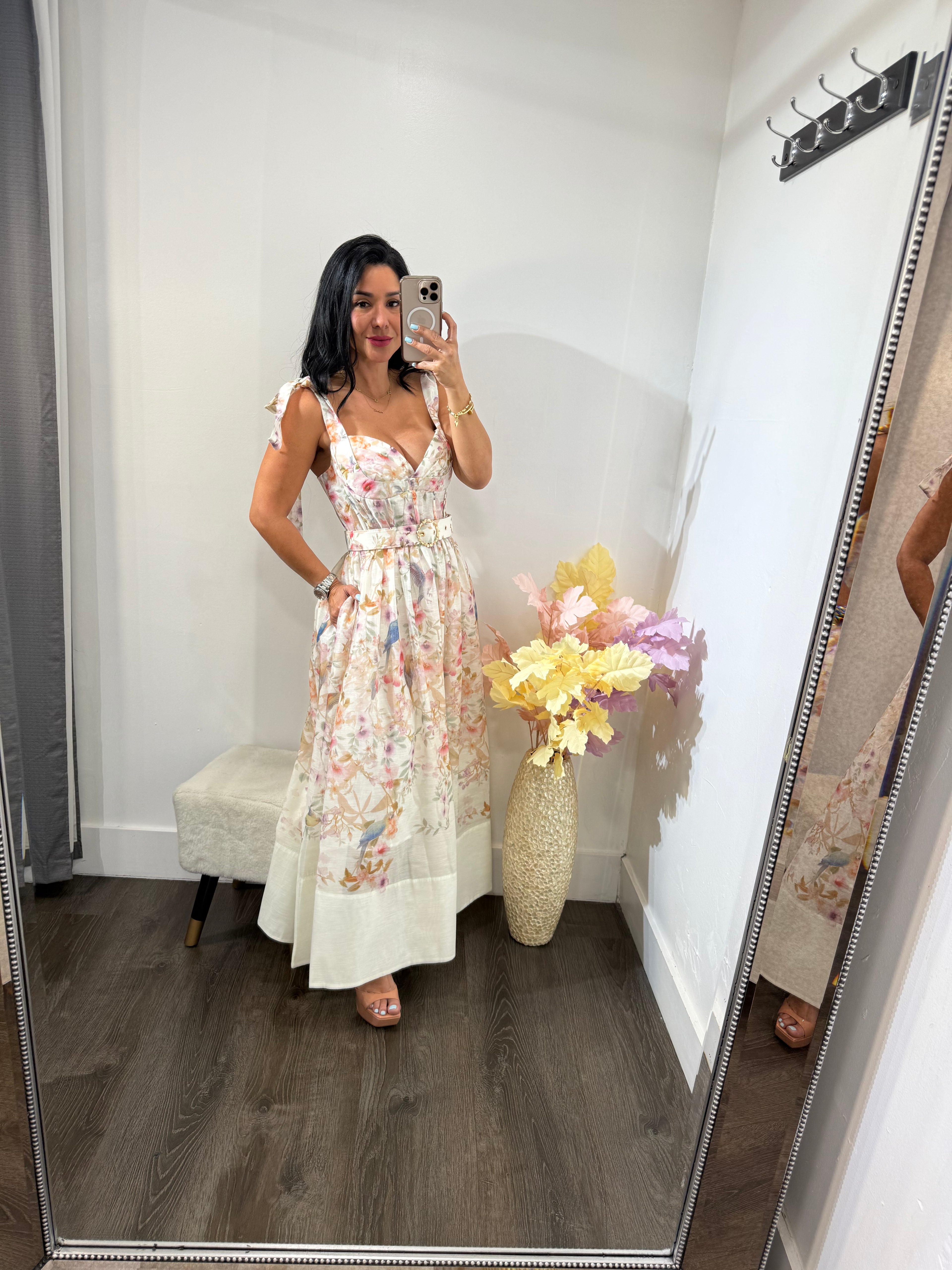 Maxi dress flower Ana