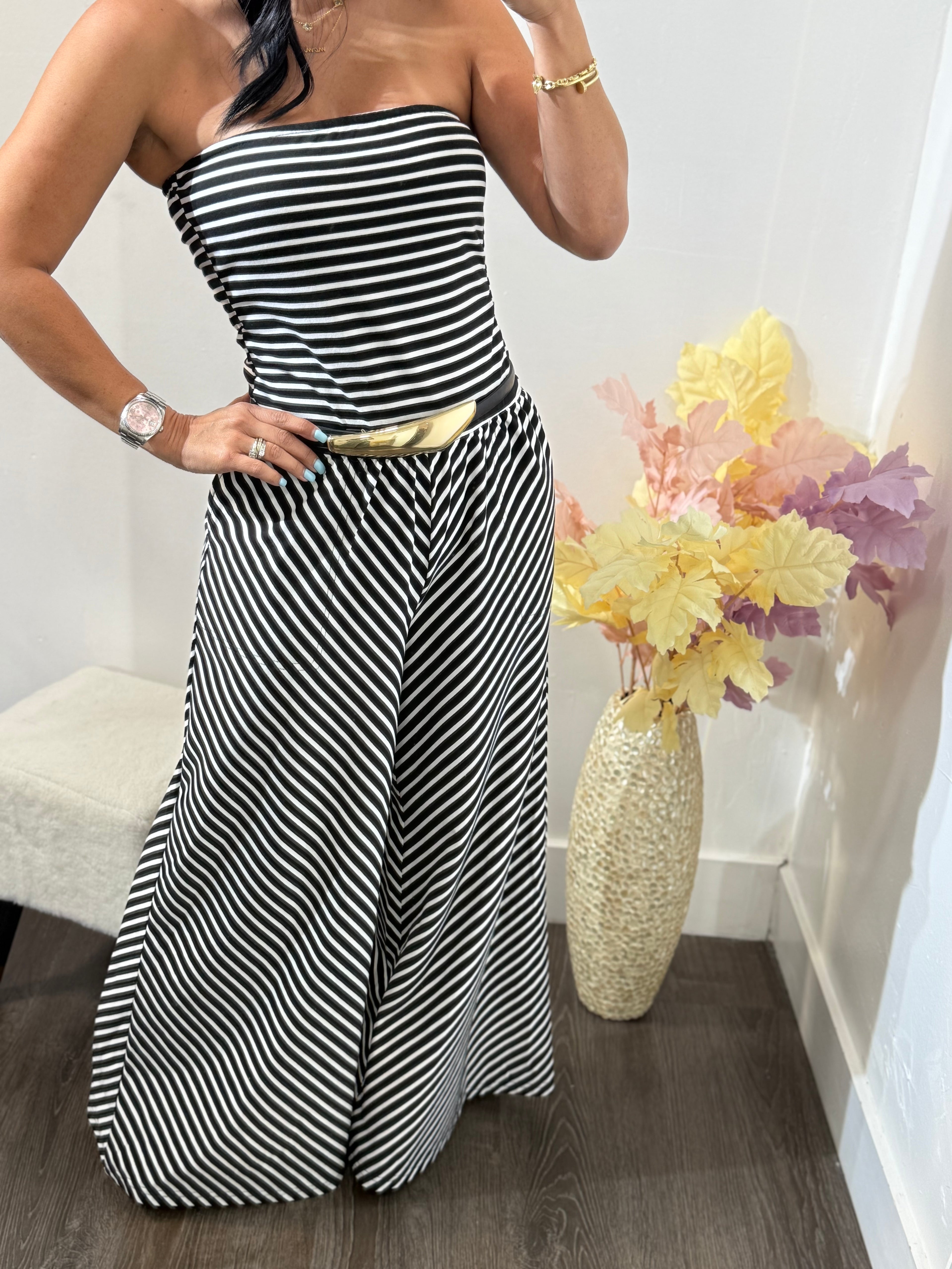 Jumpsuit stripped Eva