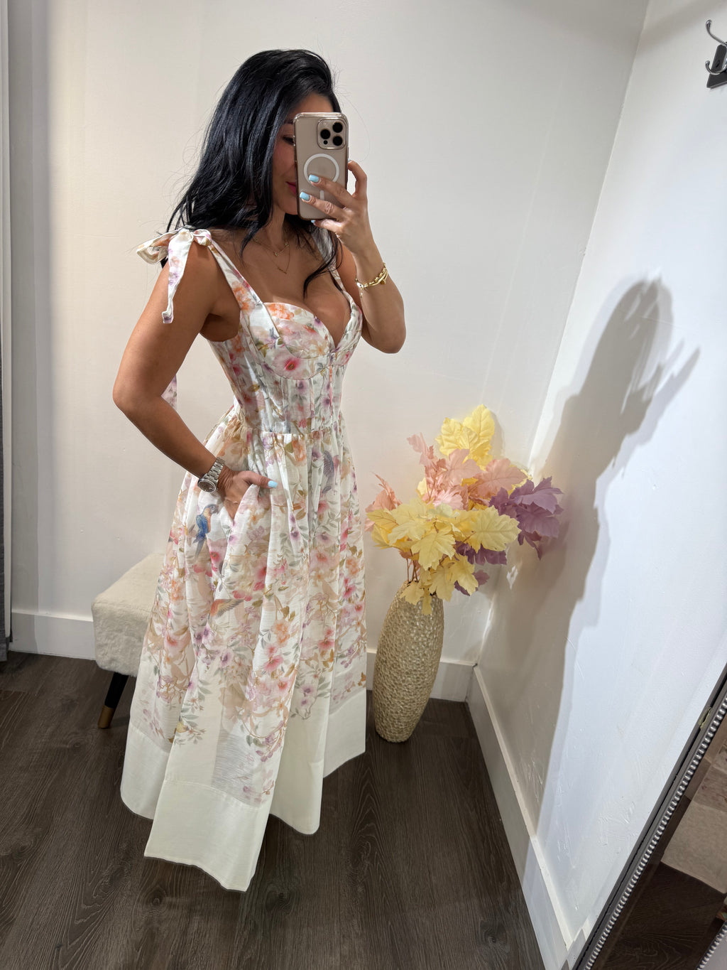 Maxi dress flower Ana