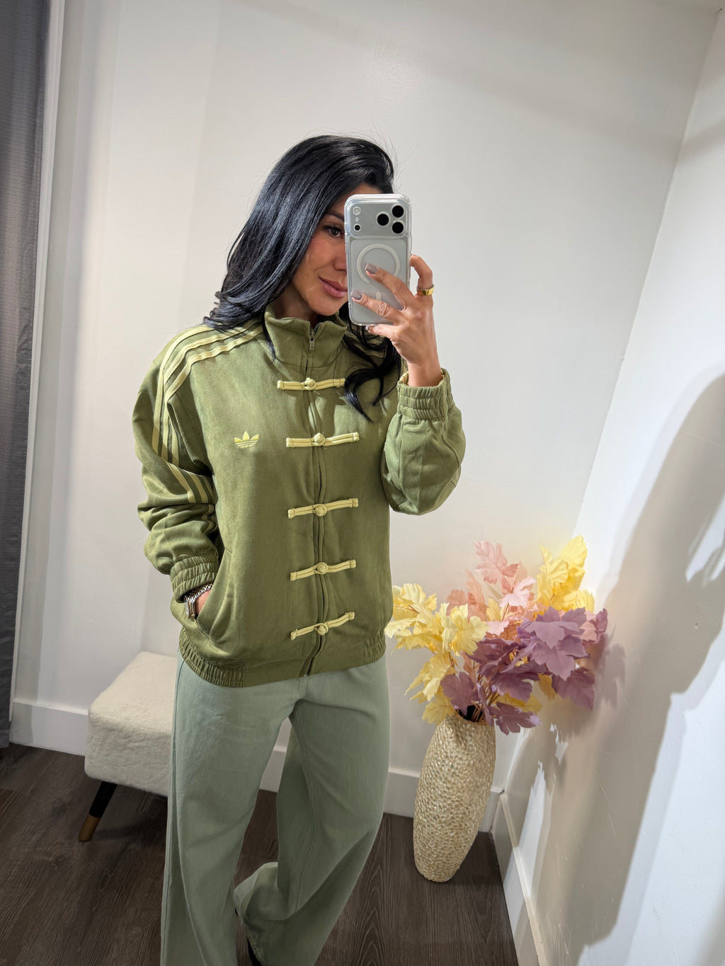 Jacket trendy olive