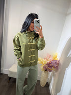 Jacket trendy olive