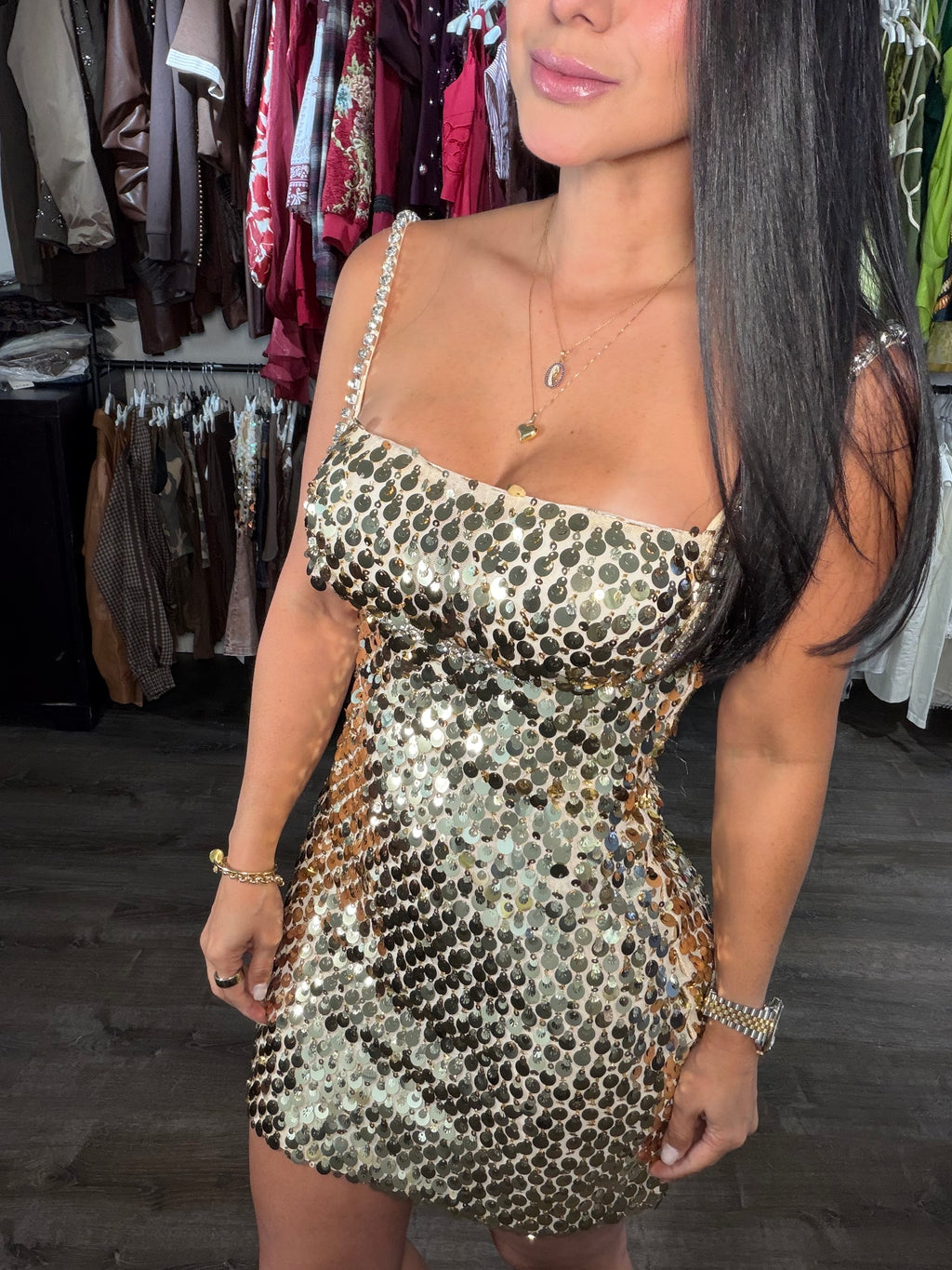 Dress sahiri Gold