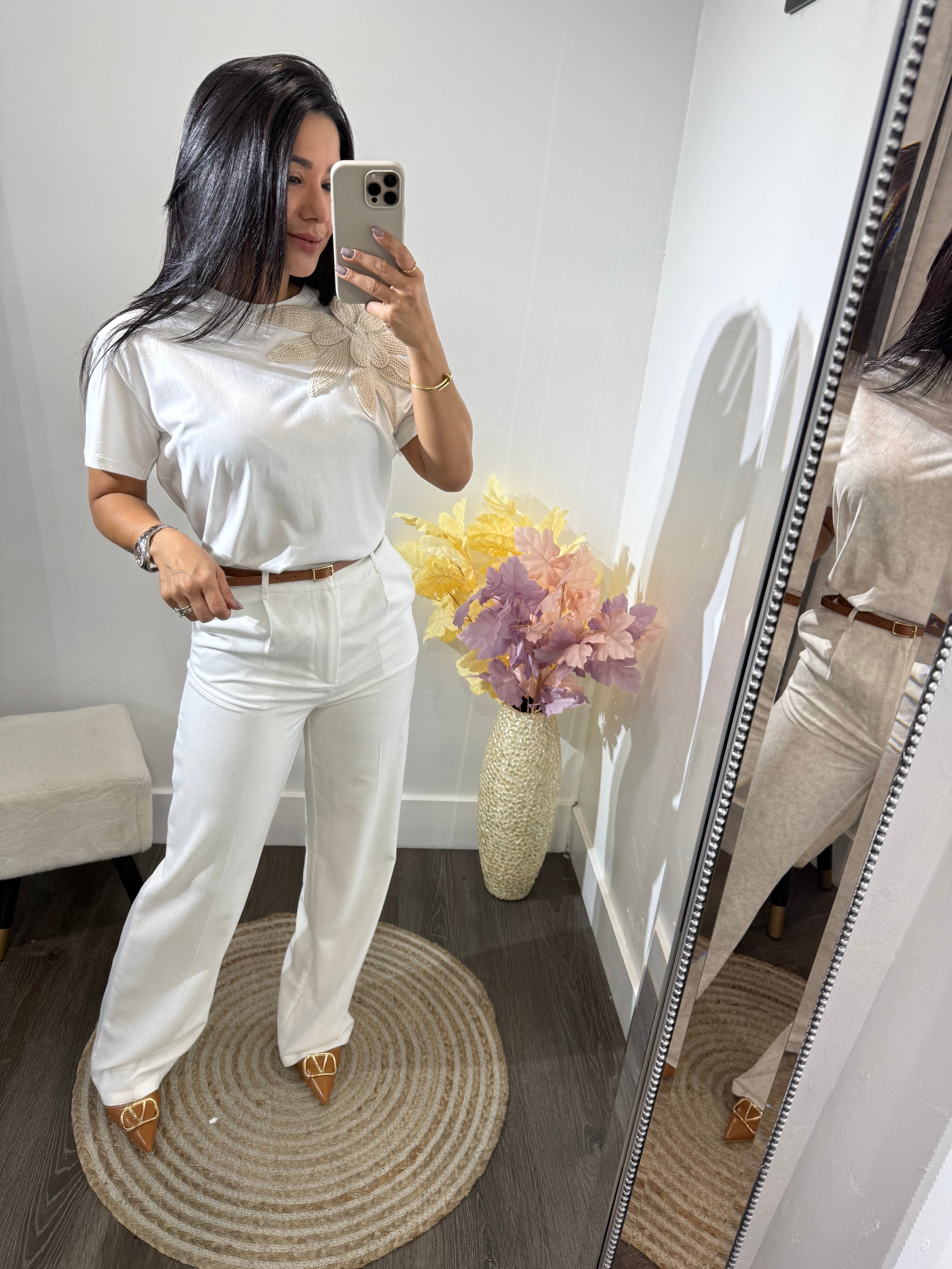 Pant Lino Marina