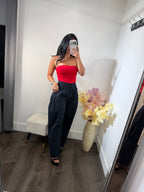 Top strapples Luciana red