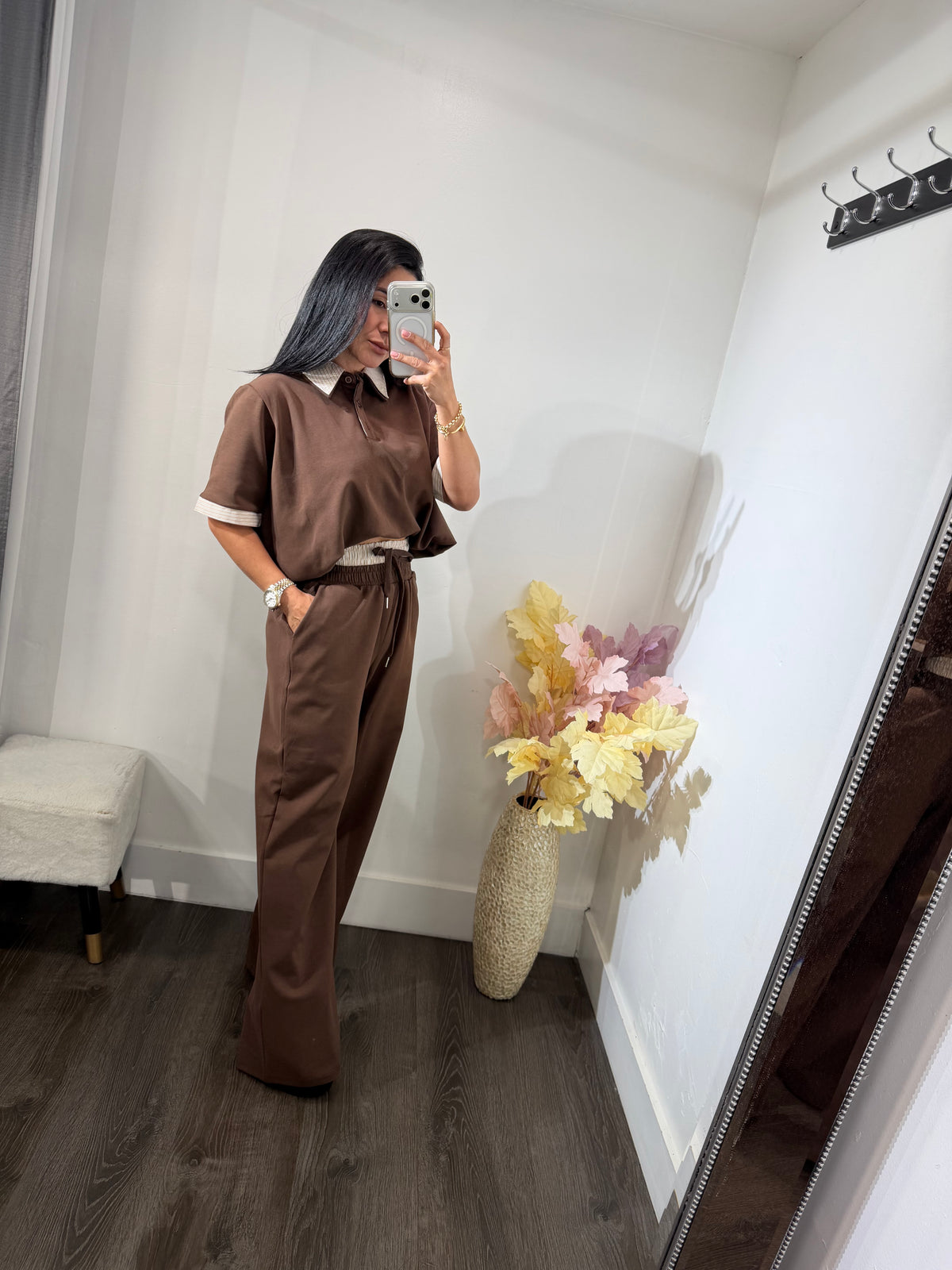Set Olivia brown