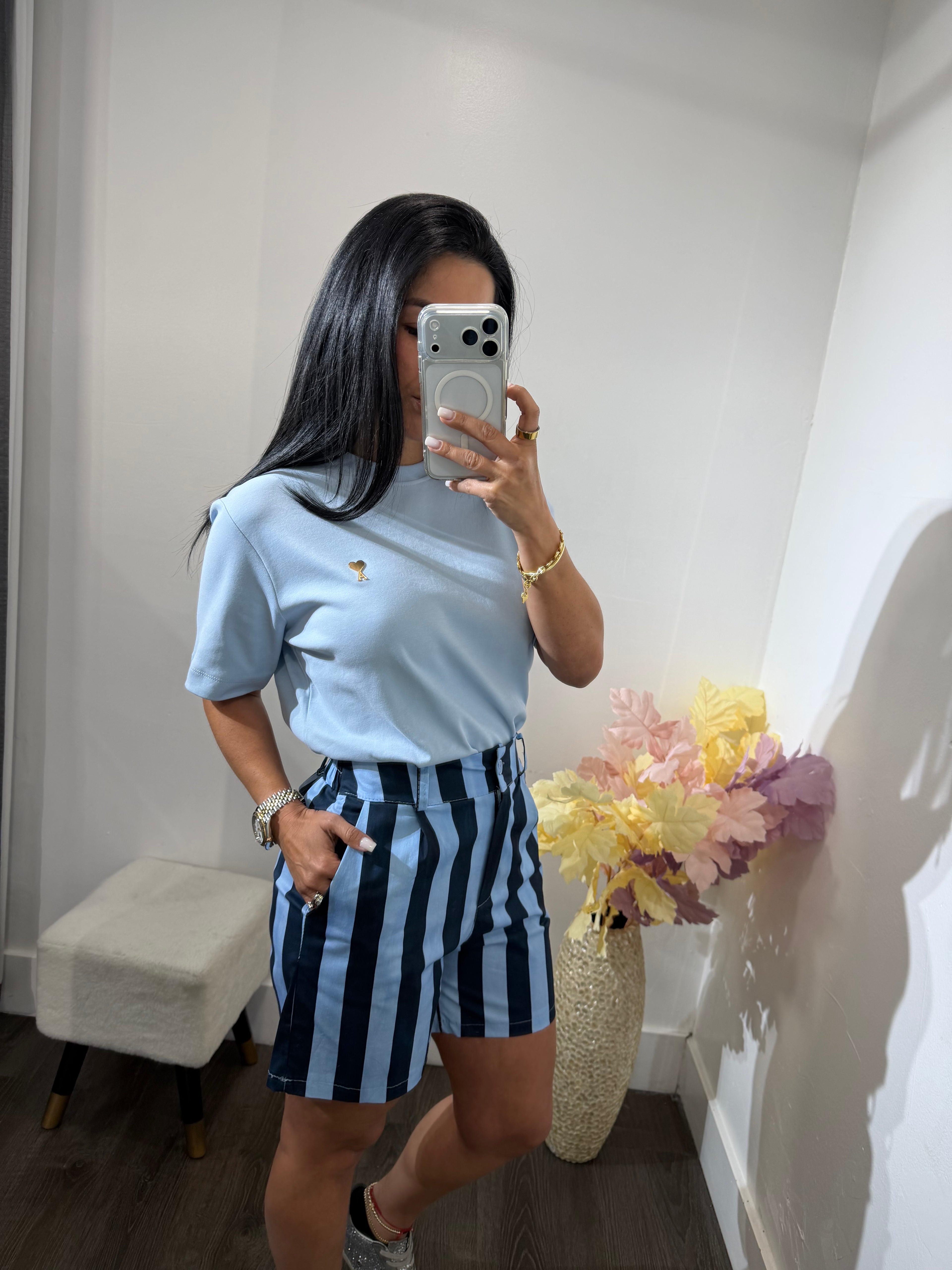 Short Luciana blue