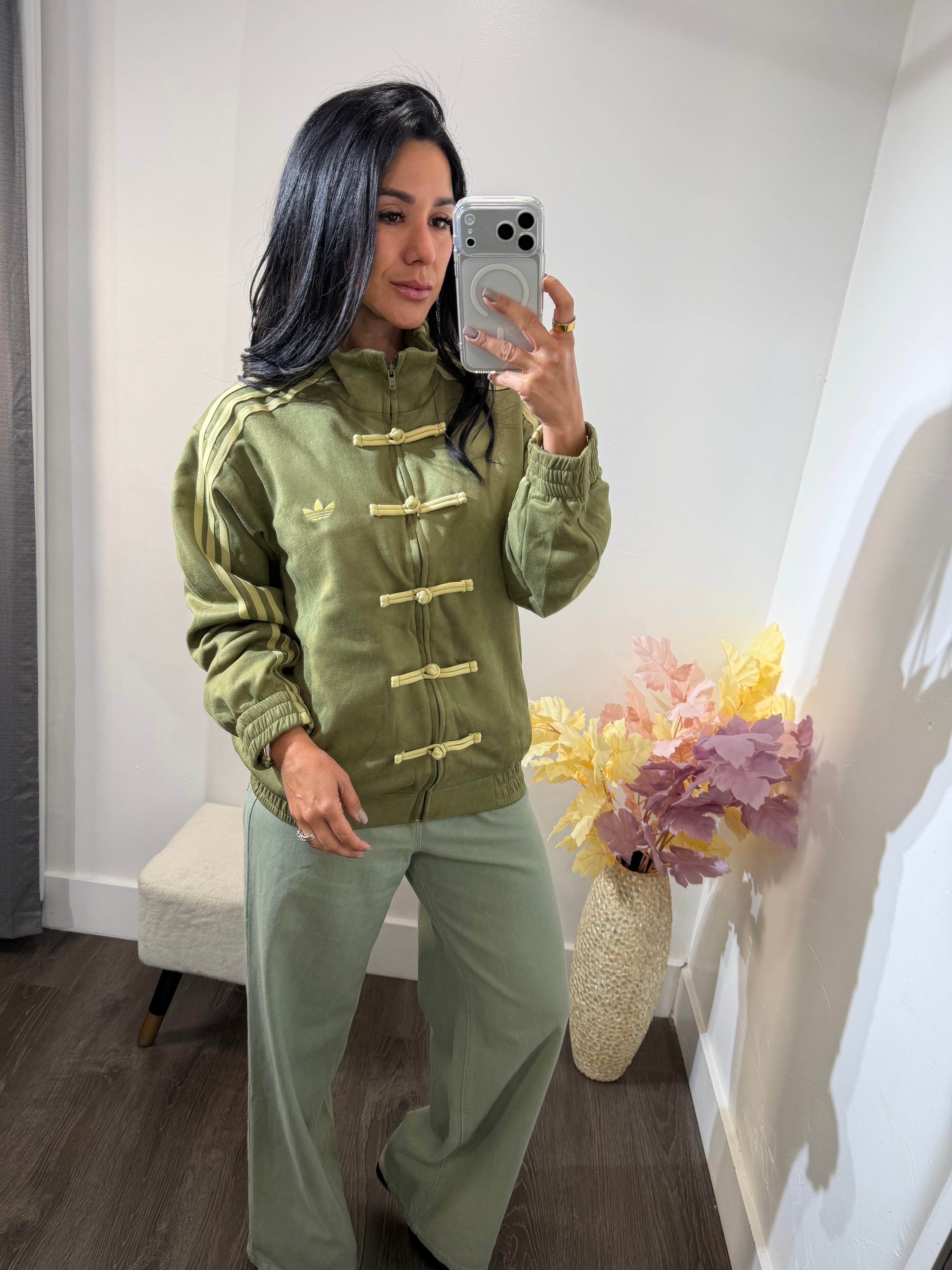 Jacket trendy olive