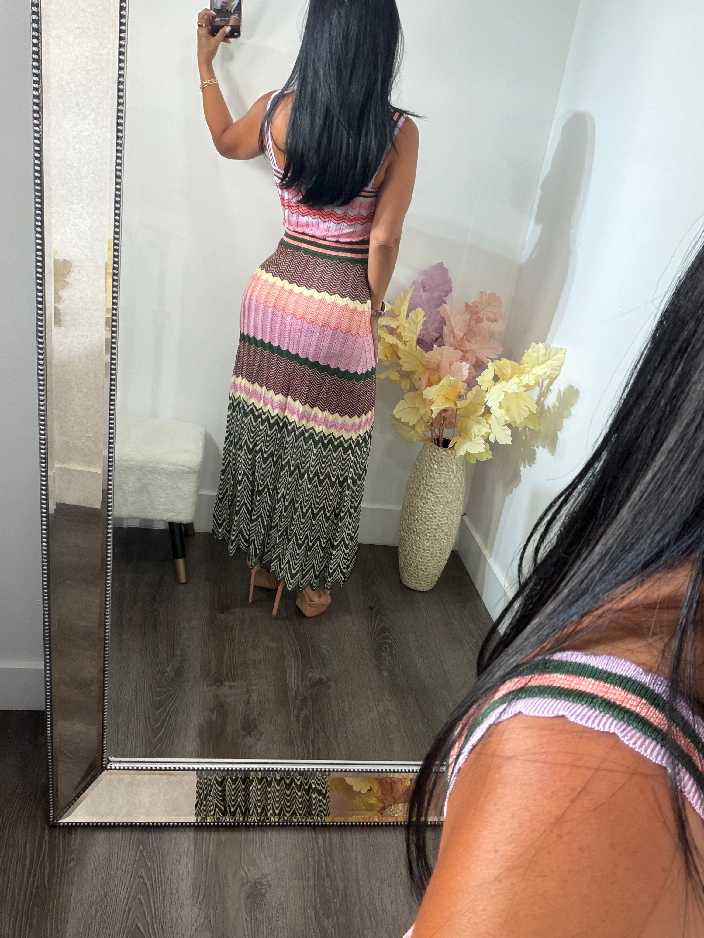 Maxi dress maca
