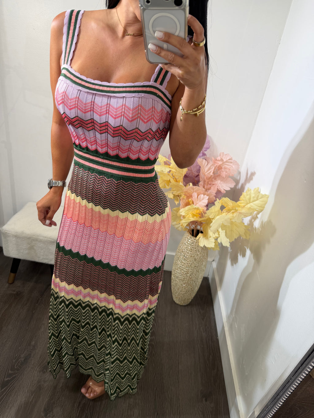 Maxi dress maca