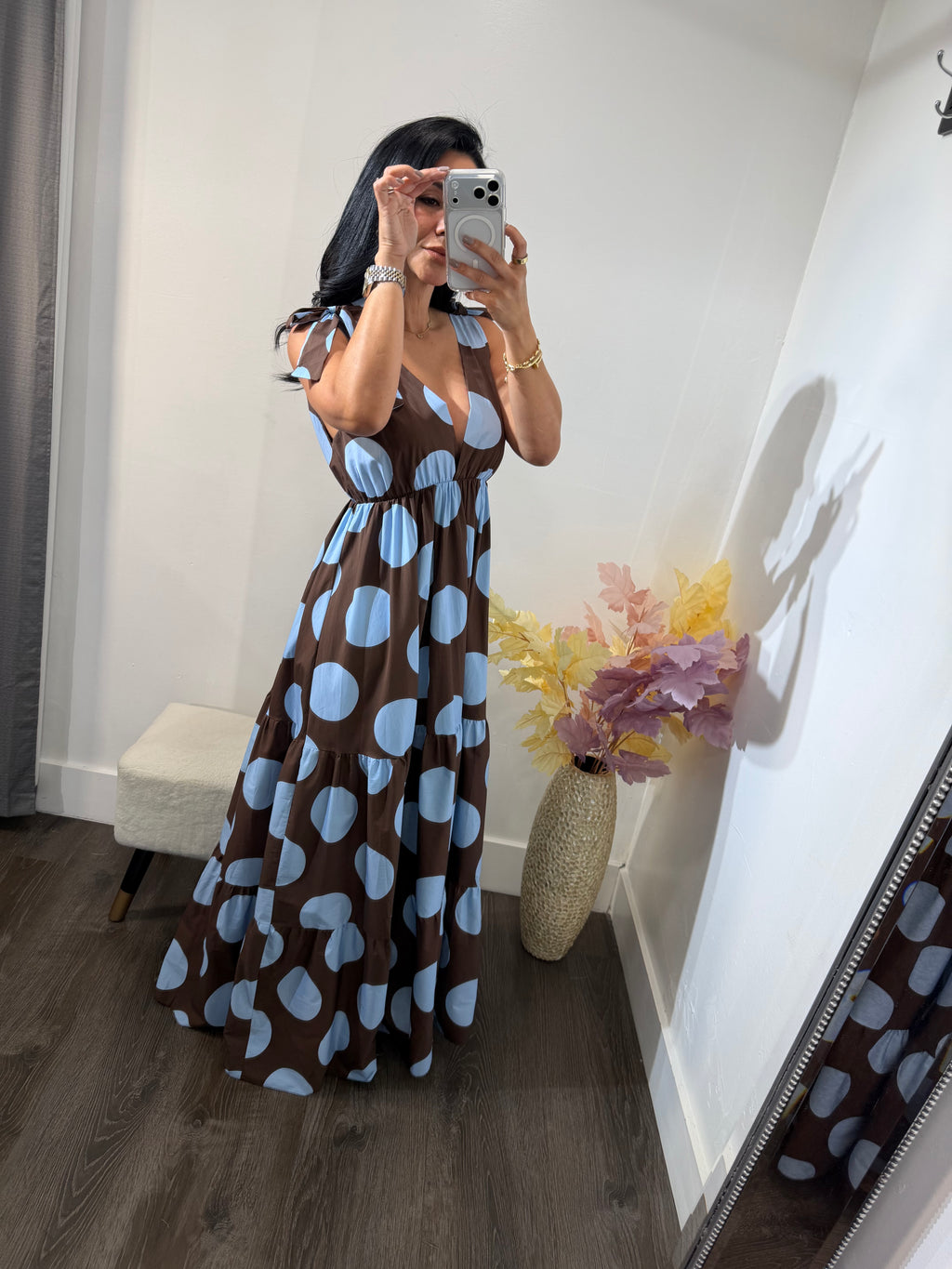 Maxi dress dots