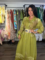 Maxi dress lino itala