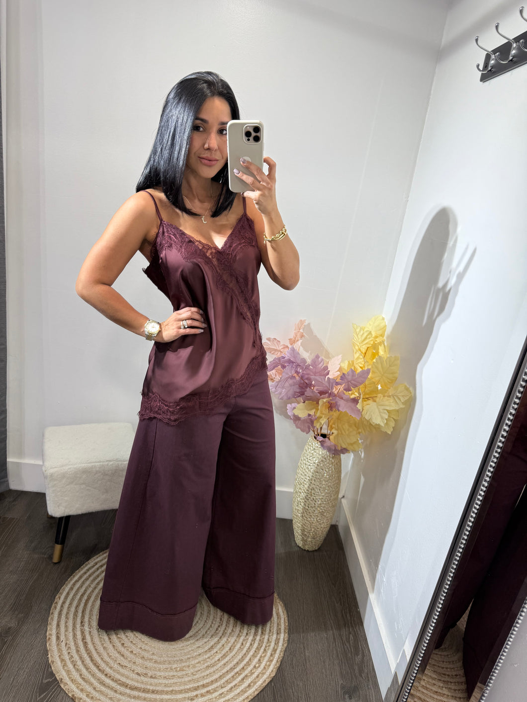 Top satinado Emi