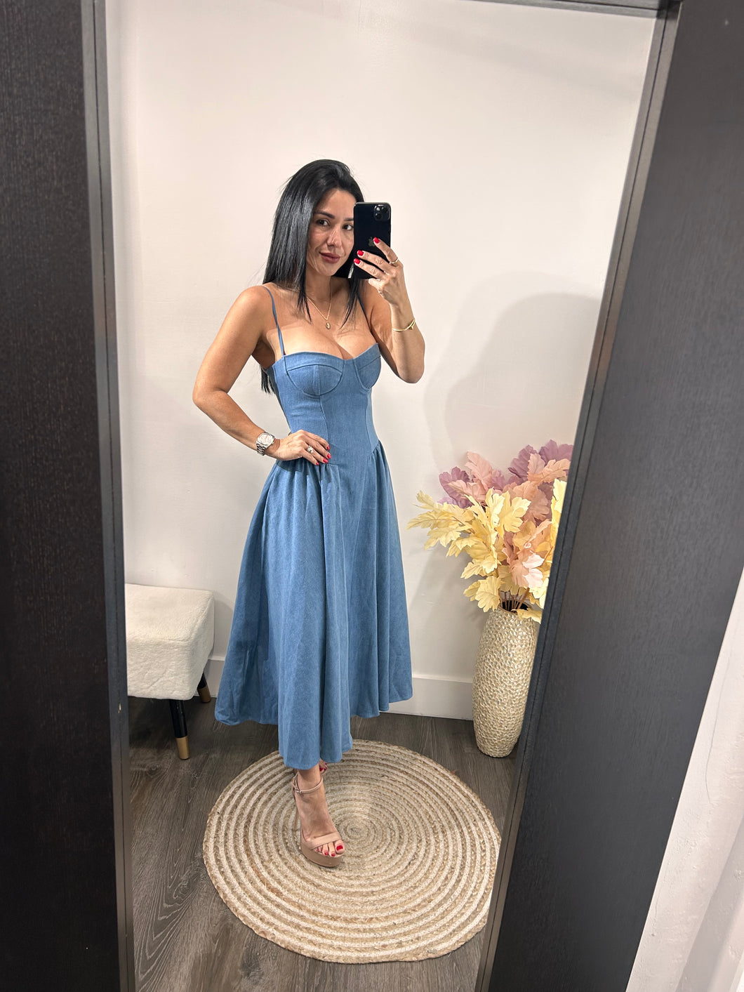 Maxi Dress Denim Julia