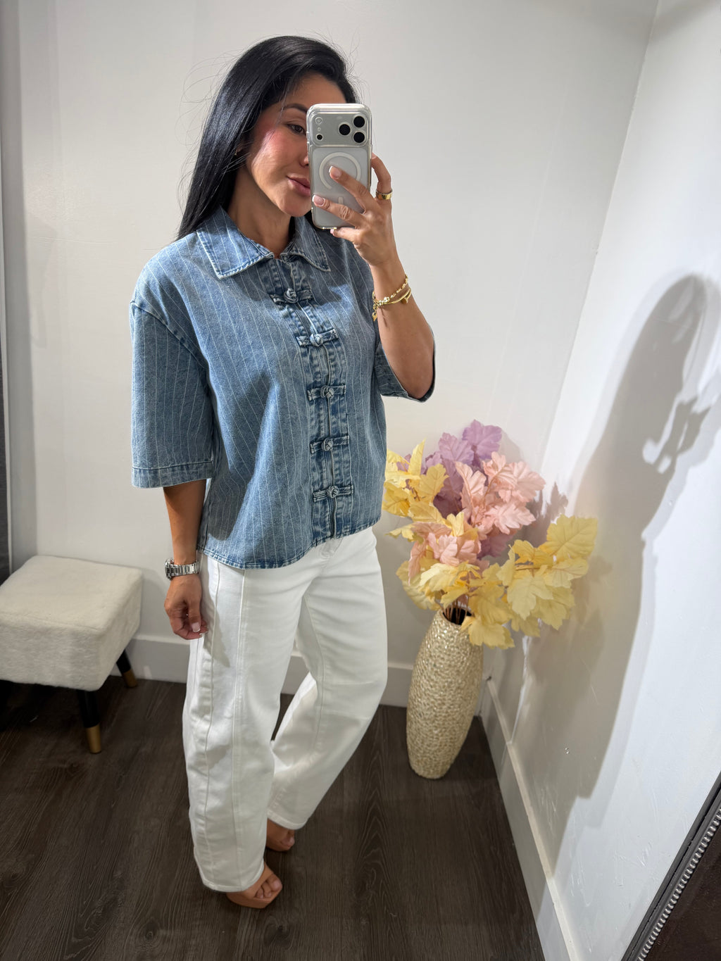 Top denim Katya