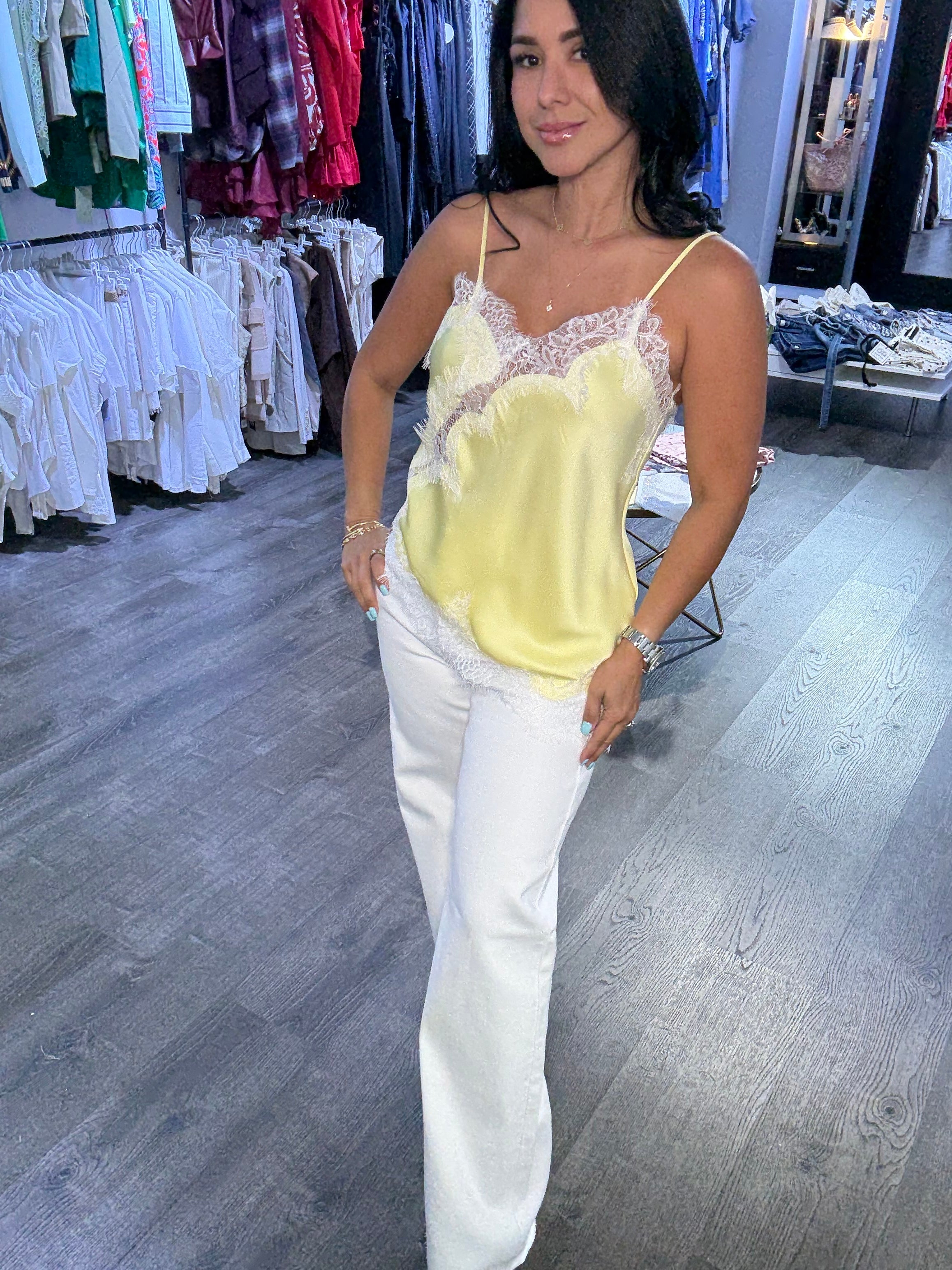 Top satin Amalia
