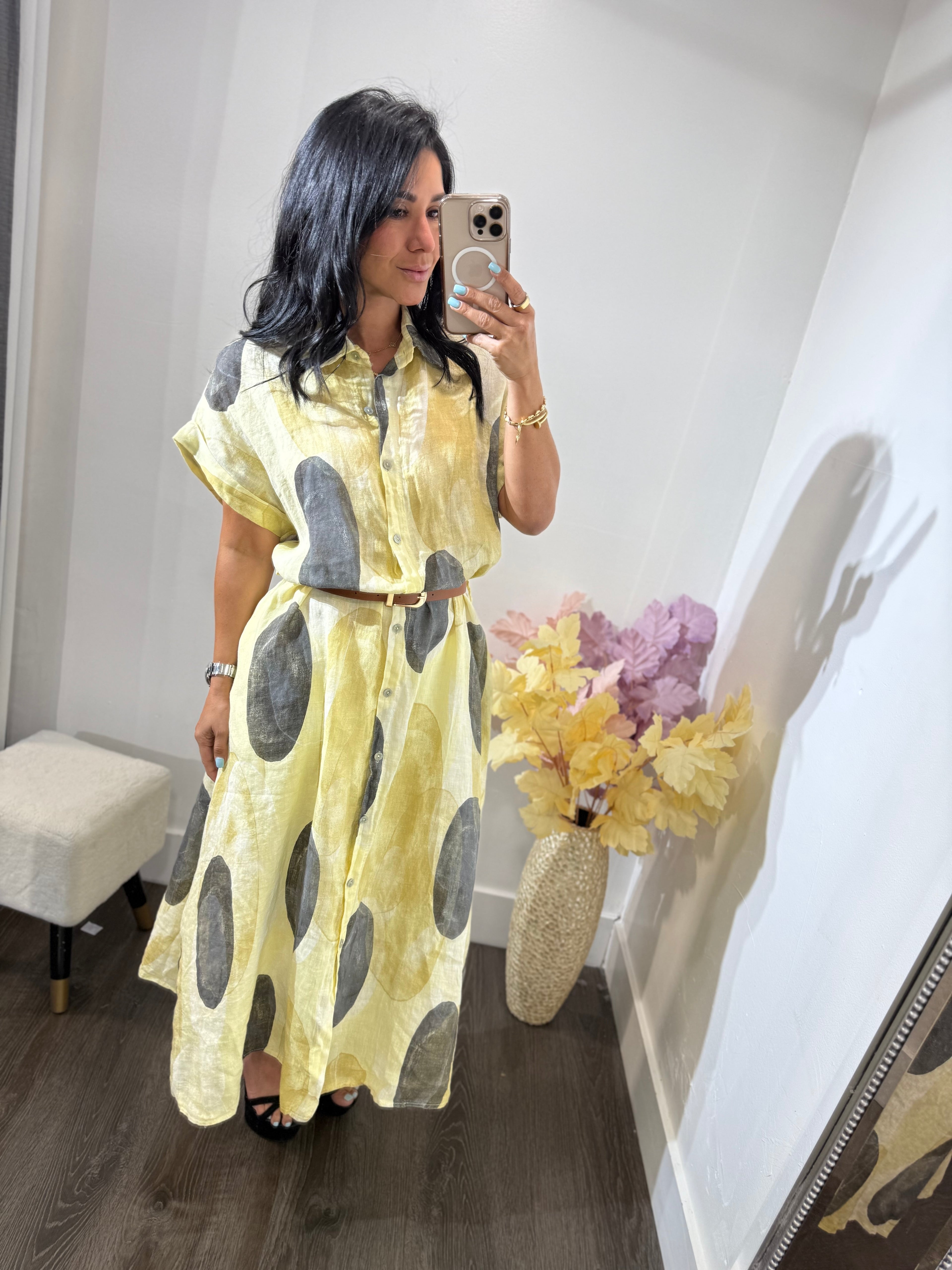 Maxi dress Lino dots
