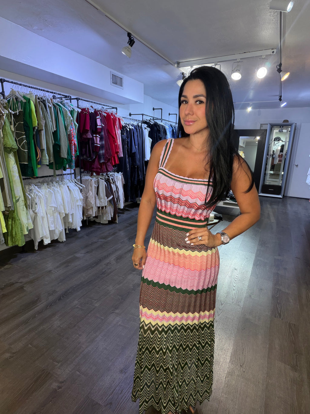 Maxi dress maca