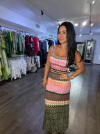 Maxi dress maca