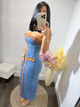 Load image into Gallery viewer, Maxi dress denim Lili

