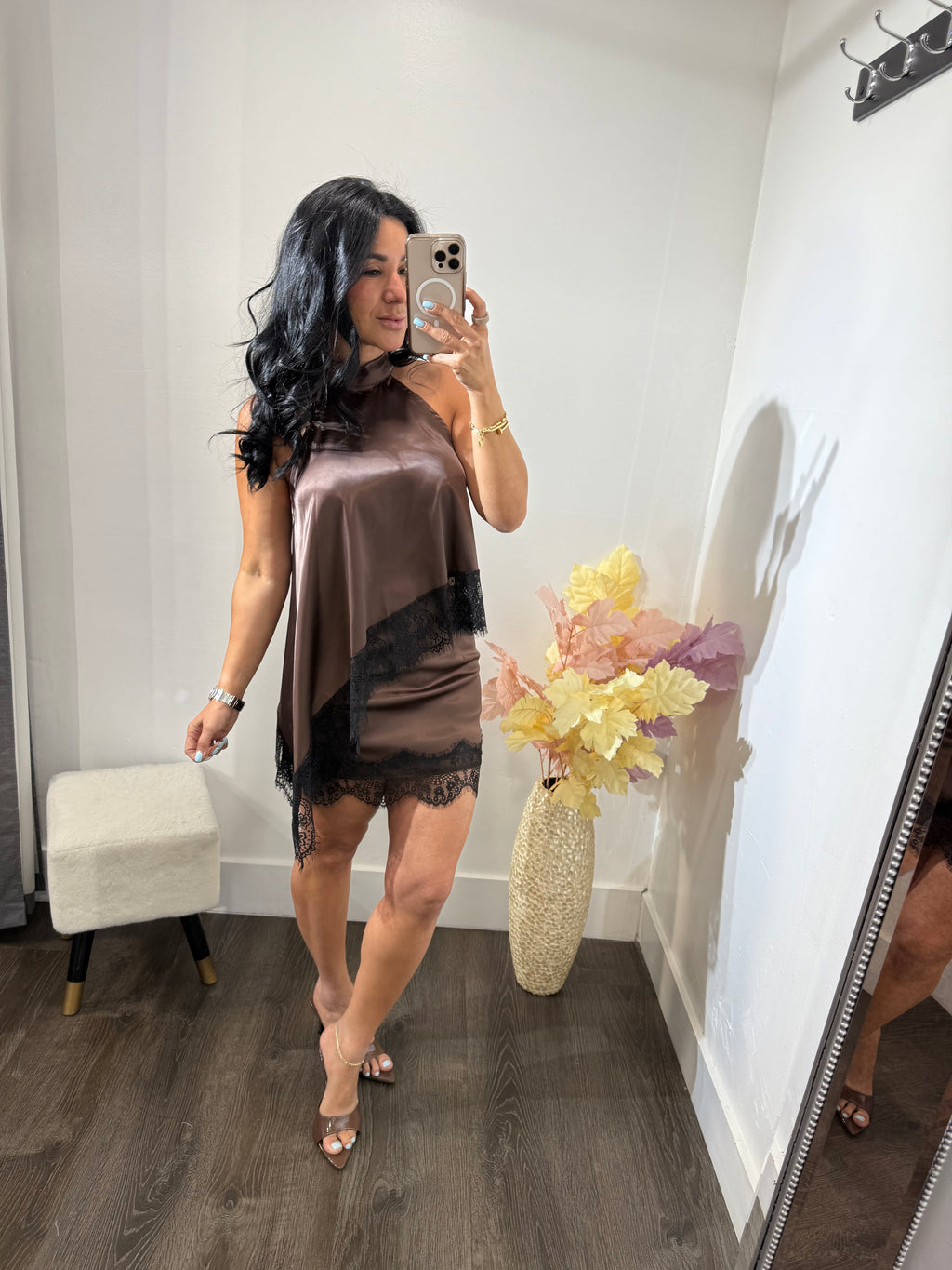 Set satin lace cris