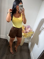 Short ovi satin