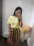 Short Luciana brown