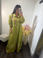 Maxi dress lino itala