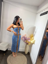 Load image into Gallery viewer, Maxi dress denim Lili
