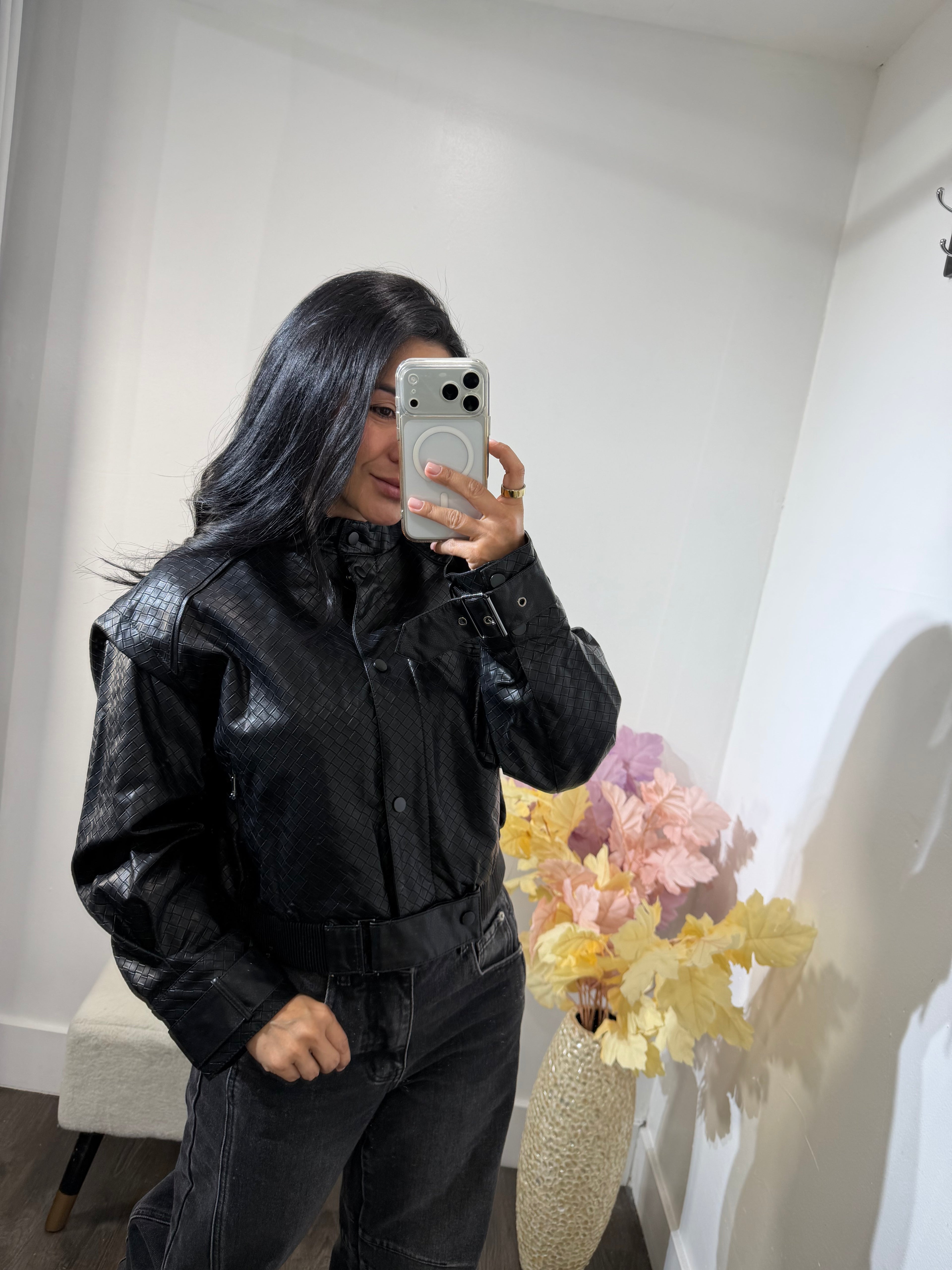 Jacket leather sulma